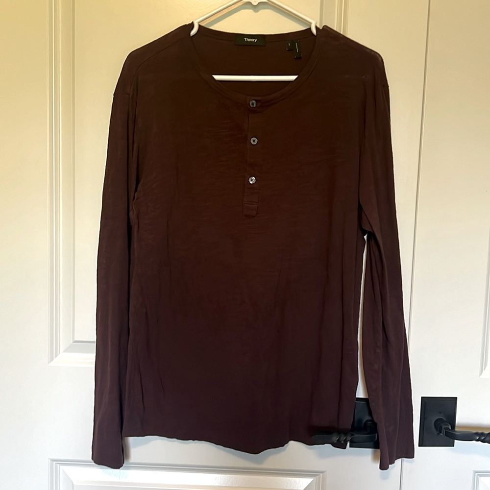 Men’s Theory Long Sleeve Henley